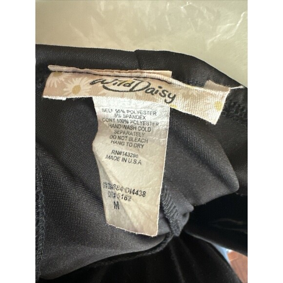 Black Strapless Skater Dress Junior Womens Med  90s Y2K Coquette Fit & Flare - Picture 11 of 12